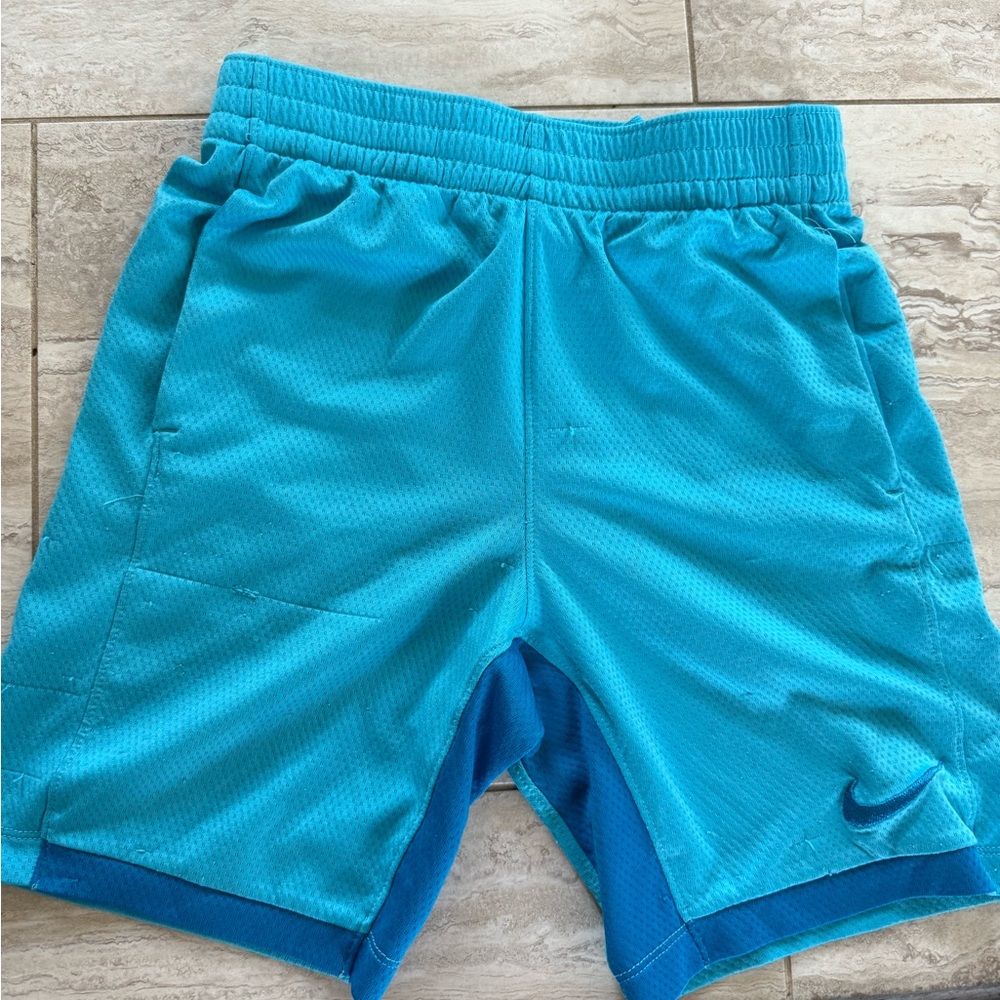 Nike Kids Turquoise Athletic Shorts